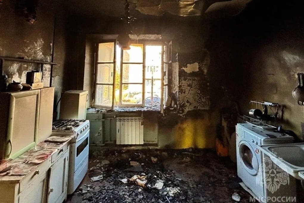 Fire on Lenin Street in Dzerzhinsk: children hospitalized