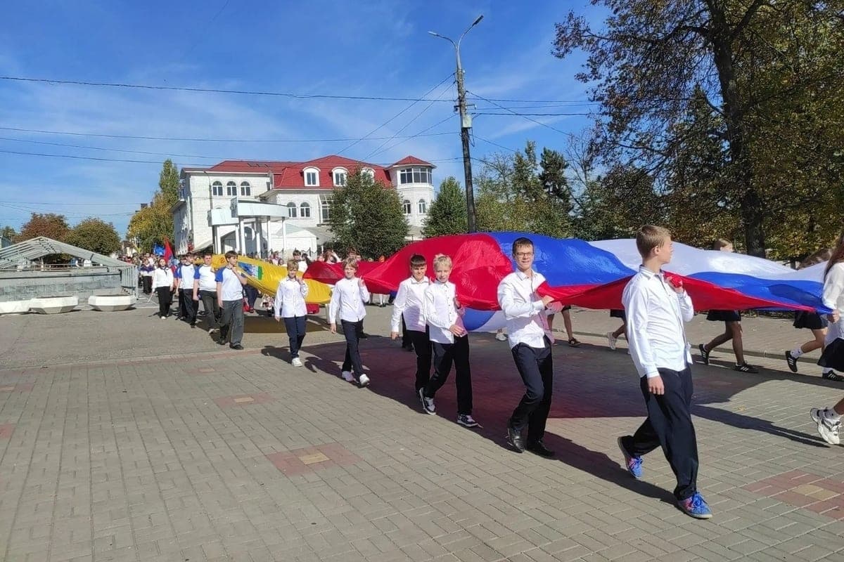 A parade of nationalities took place in Livny