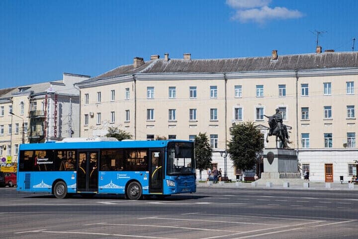 Five buses temporarily changed the scheme of traffic in Tver