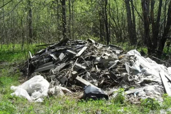 The land area of 4.6 hectares under Tula was filled with construction waste