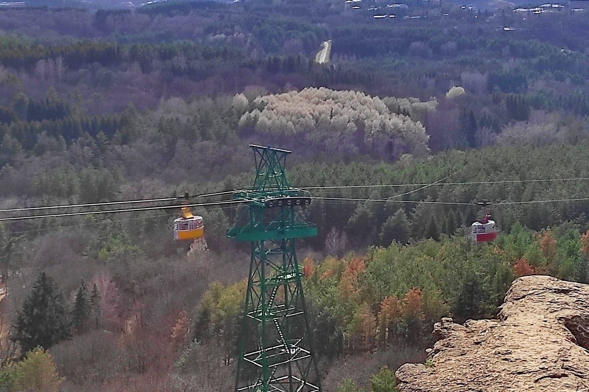 The cable car in the national park “Kislovodsky” temporarily suspended work