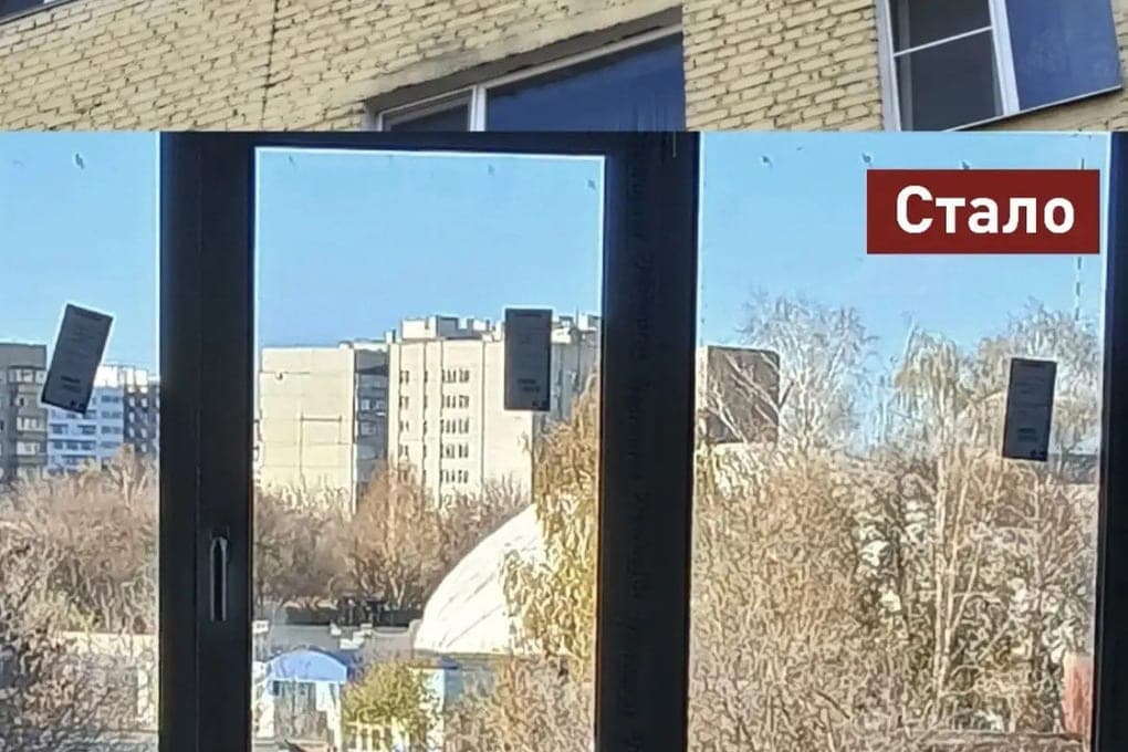 В доме на Моршанском шоссе в Тамбове восстановили окно после двухлетнего «ледникового периода»