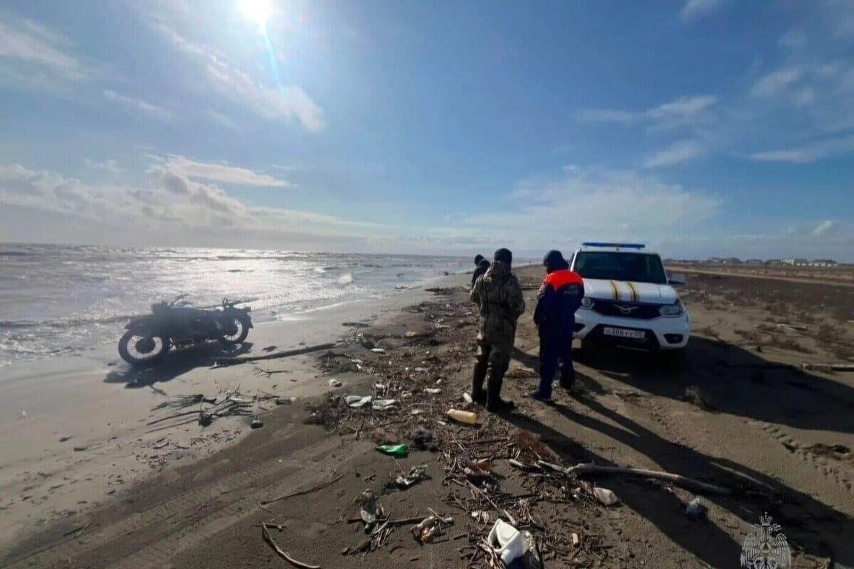In Dagestan fand die Leiche des zweiten Fischers, der vor 4 Tagen im Meer verschwand