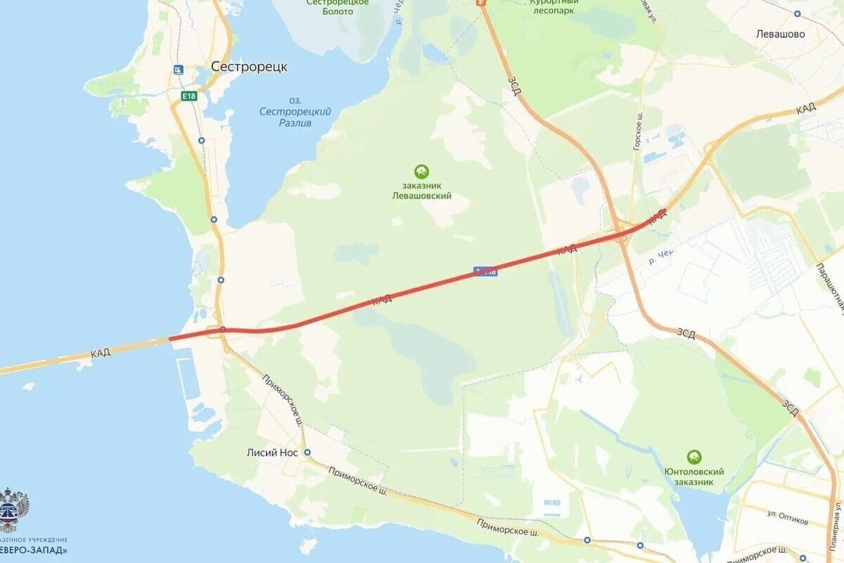 Петербуржцам откроют движение по внешнему кольцу КАД после семи месяцев ремонта