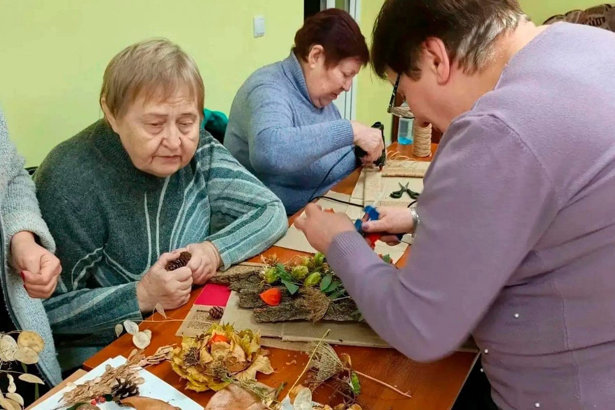 In Gorlovka there are classes for the older generation