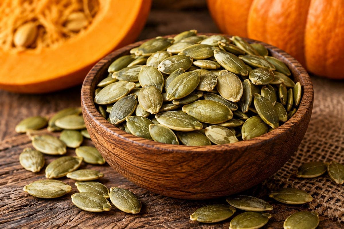 Named the unusual use of pumpkin seeds