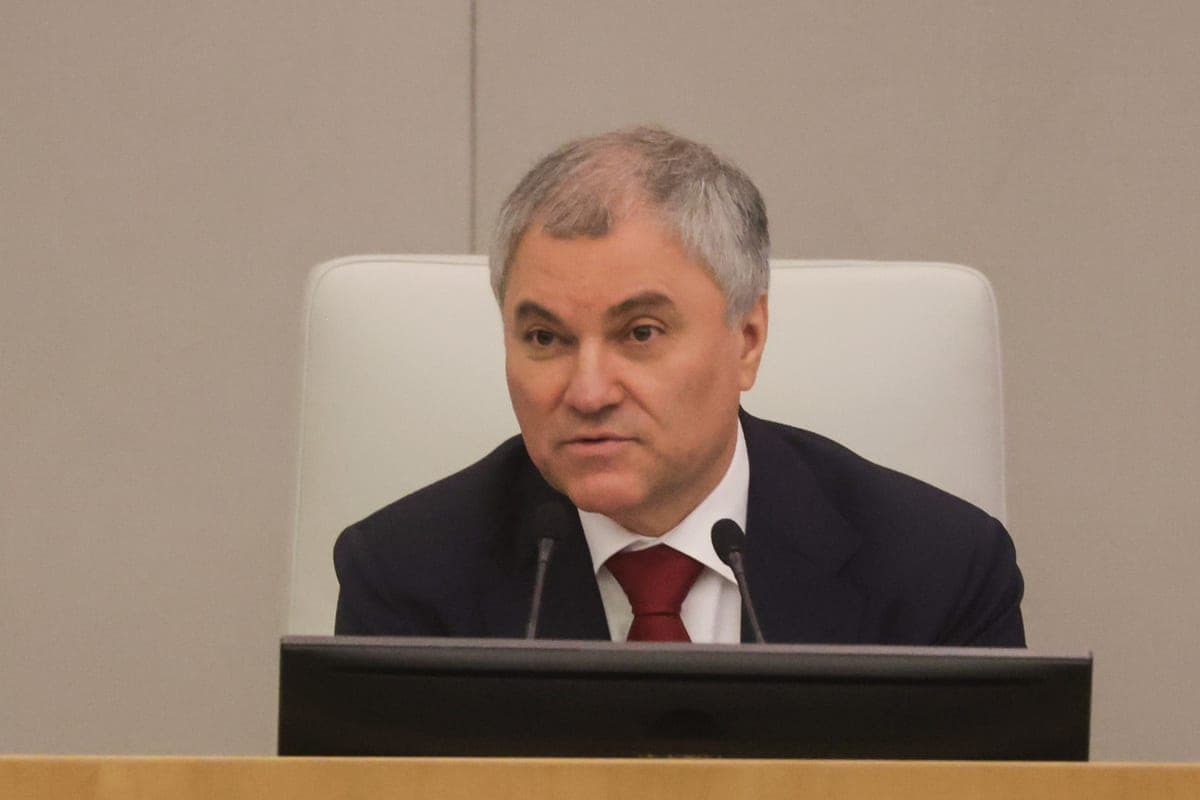 Volodin pointed to the risk of subordination of people to artificial intelligence