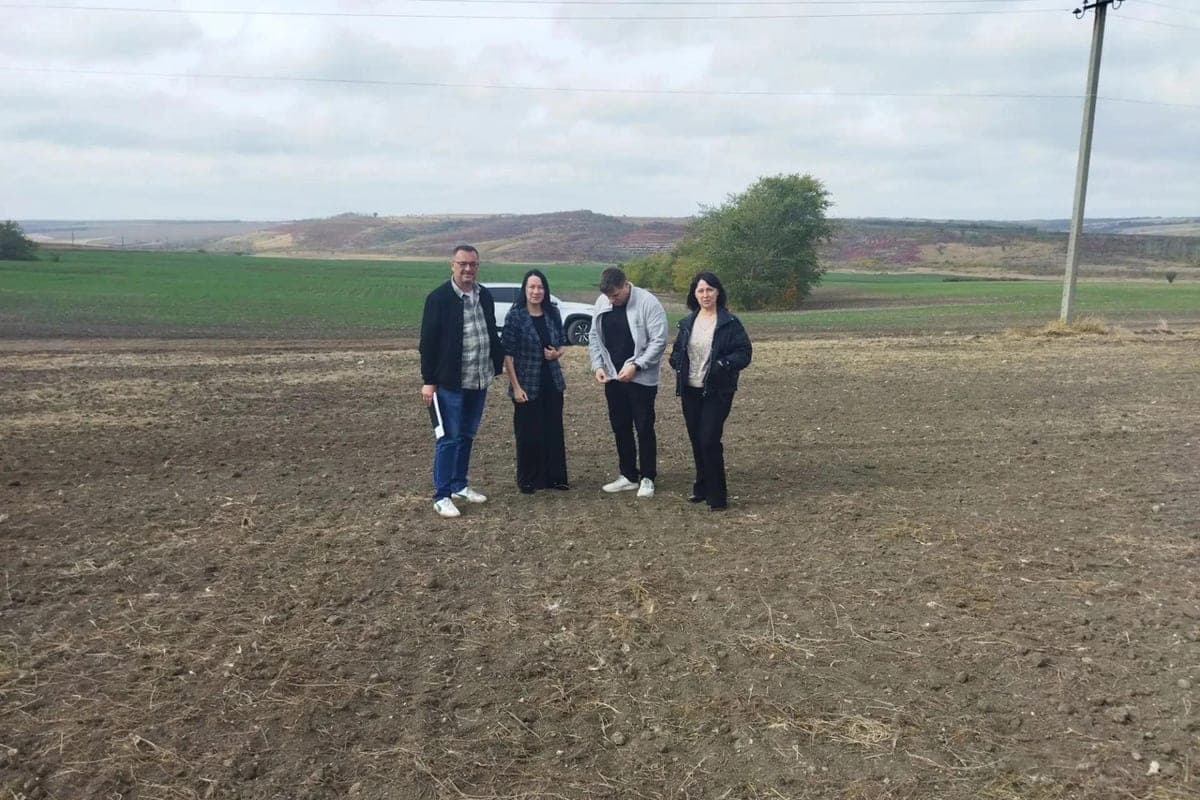 In Krasnodon Bezirk wieder in Umlauf aufgegeben landwirtschaftliche Flächen