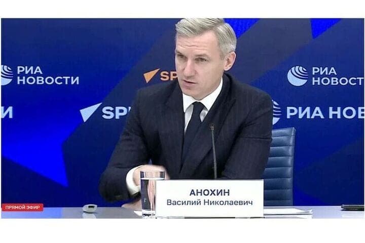 Василий Анохин дал большую пресс-конференцию в пресс-центре РИА «Новости»