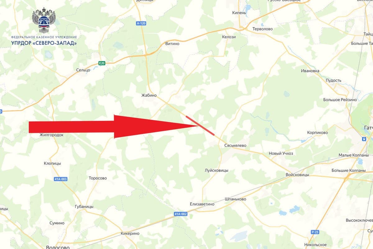 On the highway A-120 between Zhabino and Syashkelevo will introduce reverse movement