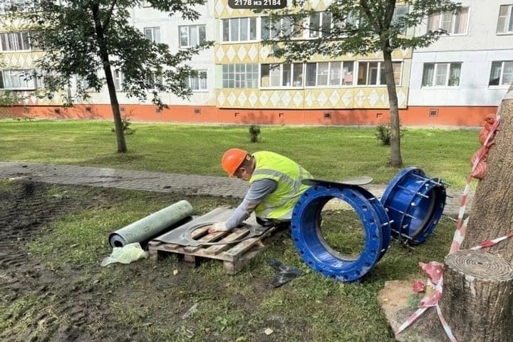 In Kaluga replaced almost 4 kilometers of water supply