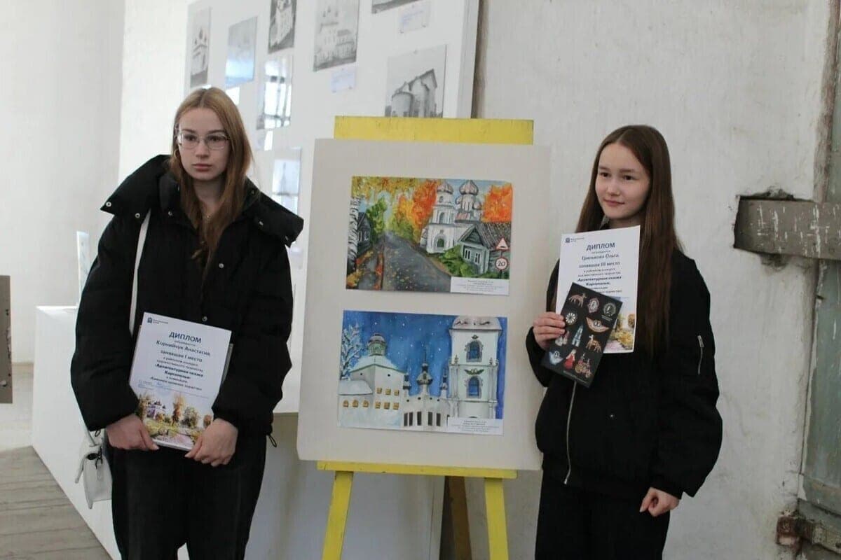 37 artists presented works on the temple architecture of Kargopol