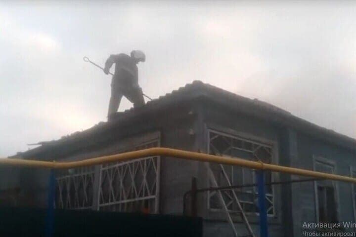 In the Kursk region during a fire in the house three children miraculously escaped
