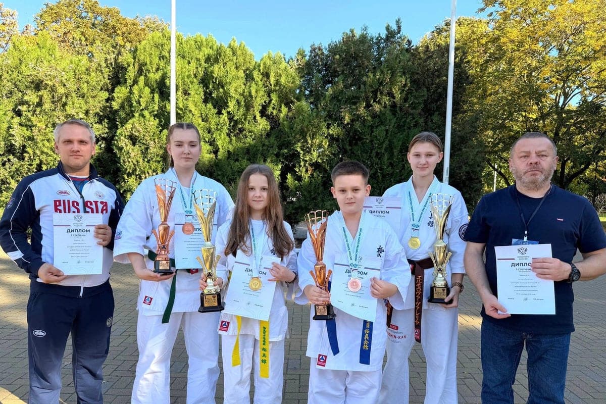 Orlovtsy brought 4 medals from the championship of Russia in Kyokushin