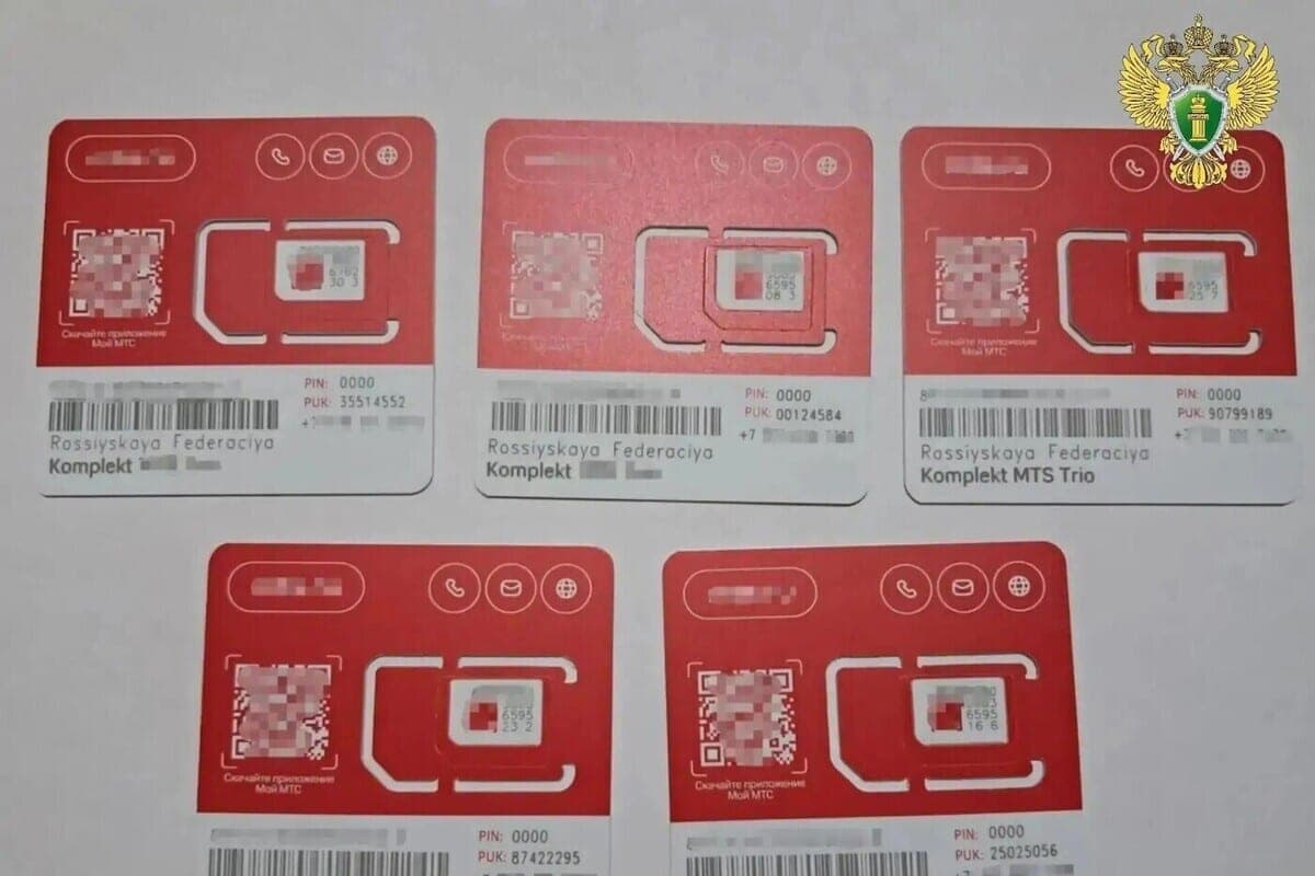 Resident of Akimovka will be judged for the design of SIM cards for fraudsters