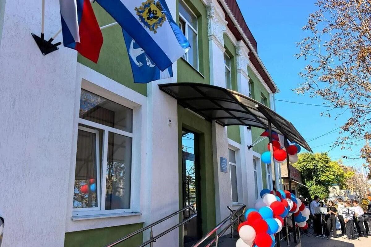 In Genichesk, the children’s art school resumed work after overhaul