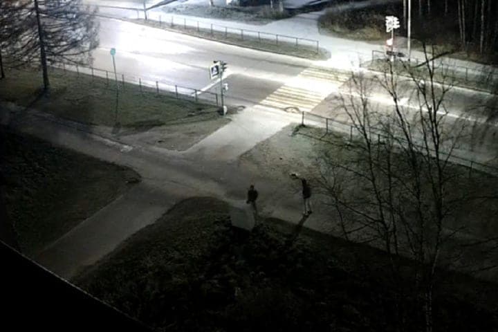 In Kostomuksha, teenagers damaged street equipment at night