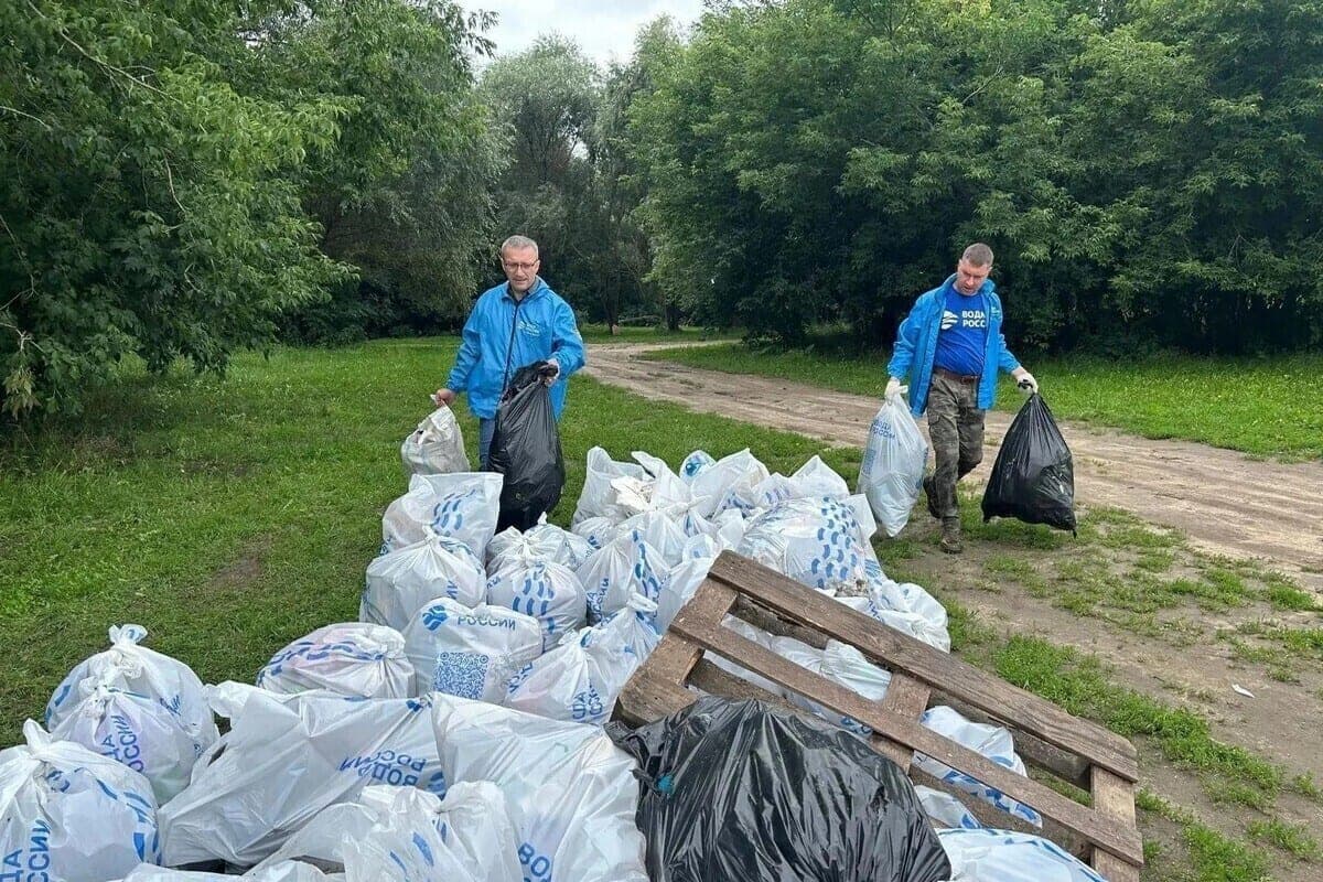 The action “Water of Russia” in the Ryazan region united 1,100 volunteers