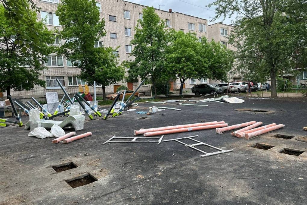 In the Vologda region for this season repaired 103 yards