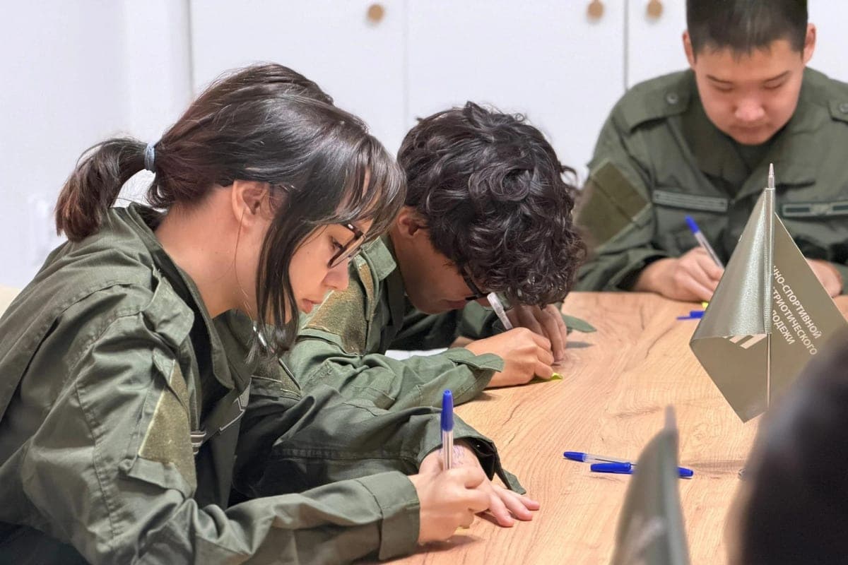 In Kalmykia continues the patriotic course “Shoulder to shoulder” for cadets of the center “Warrior”