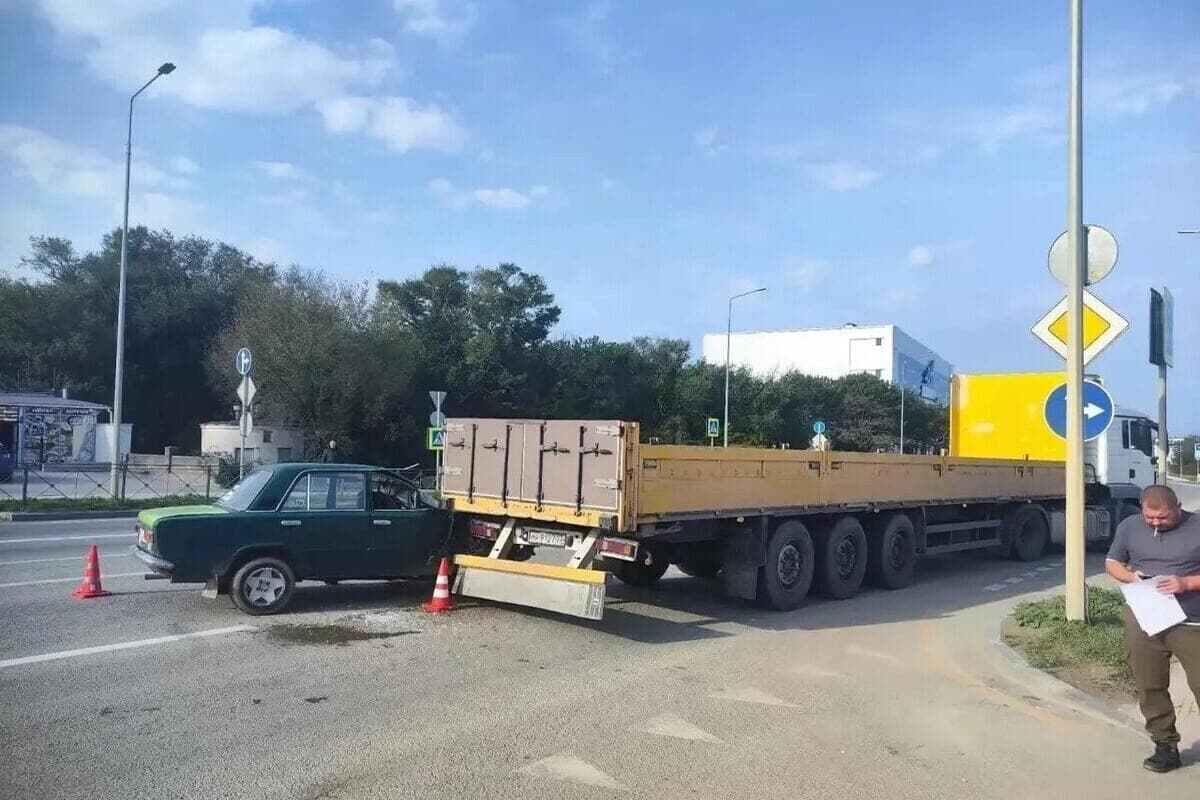 The baby and his mother were injured in an accident in Sevastopol