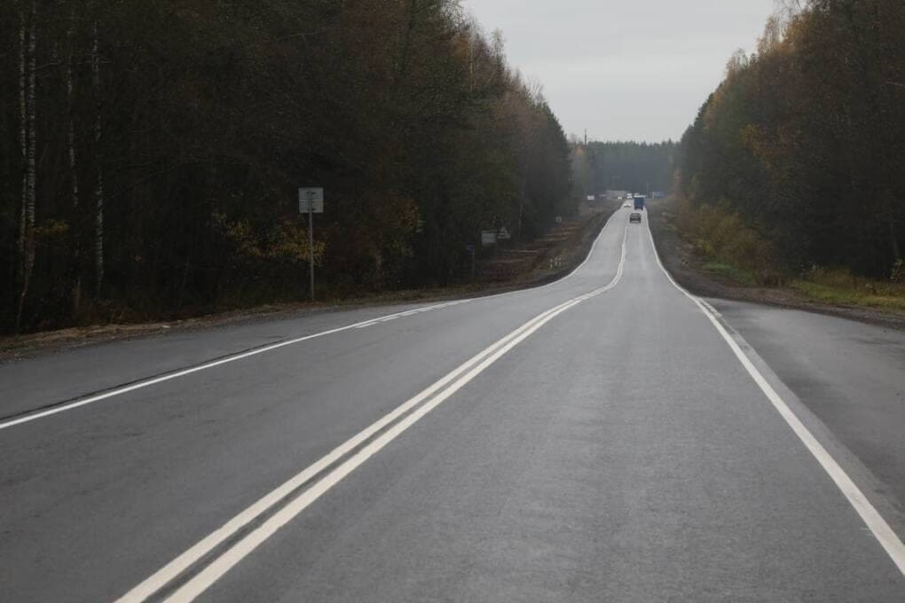 10 road objects repaired in the Vologda region on the national project