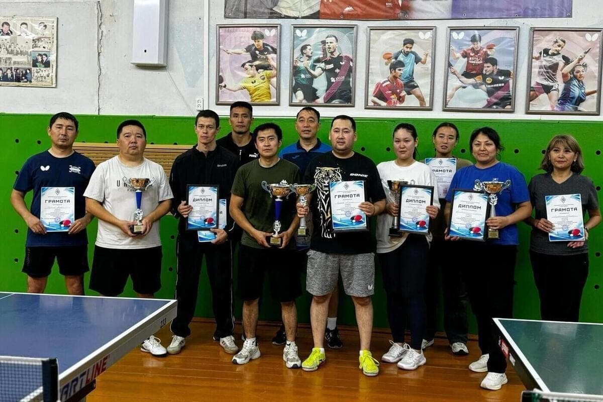 Law enforcement officers of Kalmykia distinguished themselves in table tennis competitions