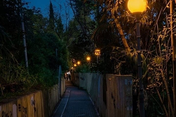 In Khost restored lighting on the hiking trail after a short circuit