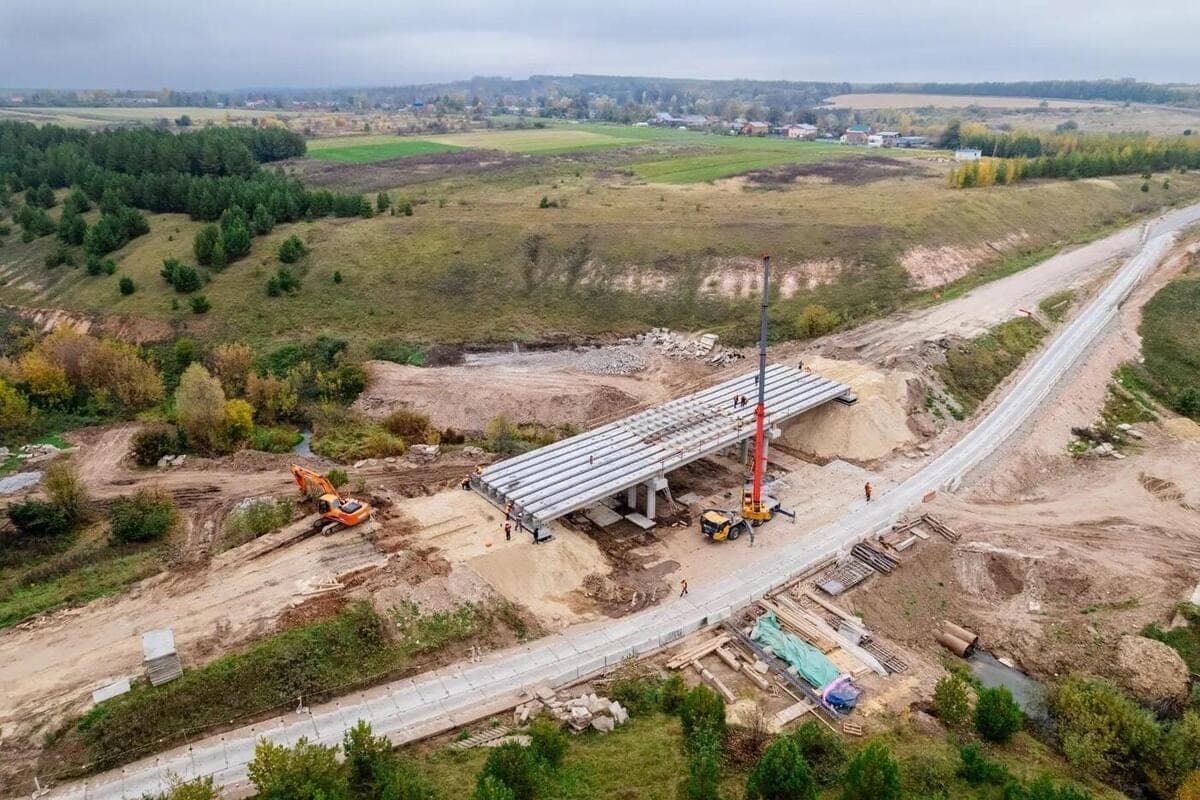 Капремонт моста в Янтиковском округе идет с опережением графика