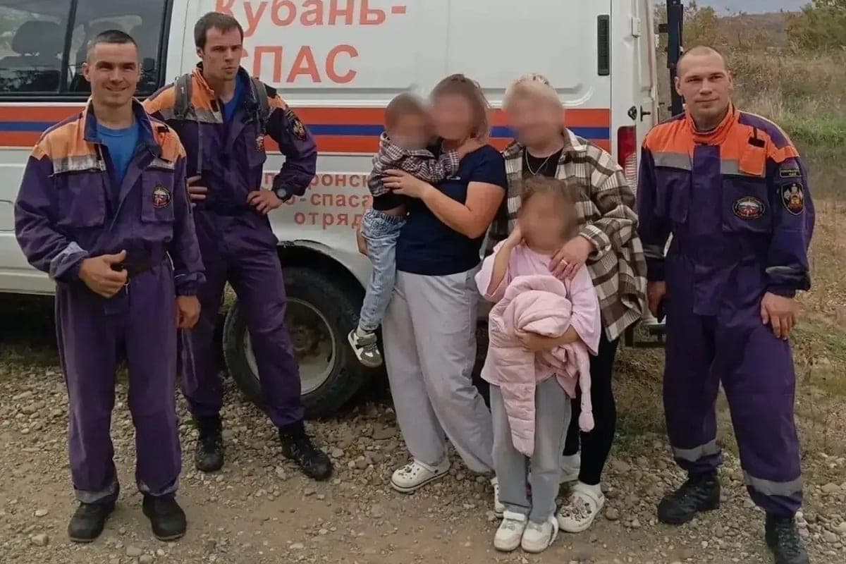 Две женщины с детьми заблудили в лесу, собирая грибы в Краснодарском крае