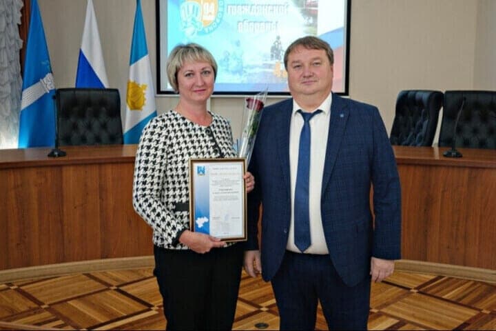 In Ulyanovsk awarded specialists of civil defense to the 94th anniversary of its formation