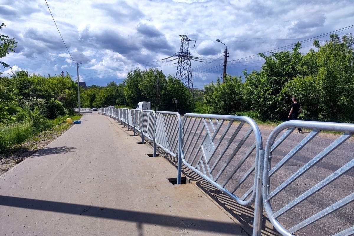 In Tula, cyclists are dissatisfied with the fence of the track on Krasnoarmeysky Prospekt