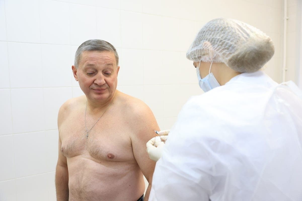 The Governor of the Volgograd region supported vaccination against influenza by personal example