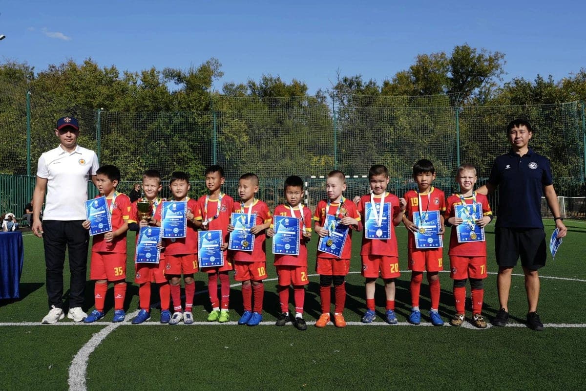 In Elista, the winners of the children’s football league “Bumba” were determined