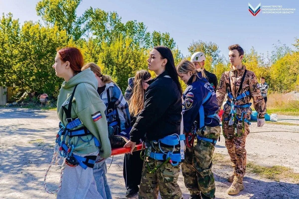 In Zaporozhye region started the rally of the volunteer youth squad
