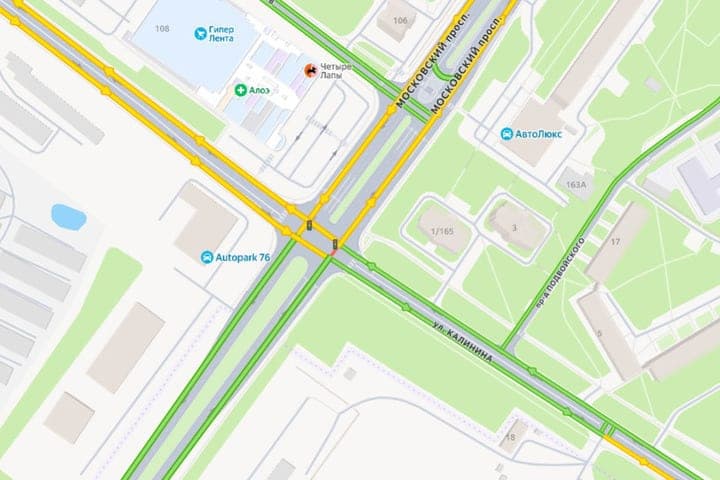 In Jaroslawl blockiert Straßen und schloss den Flughafen