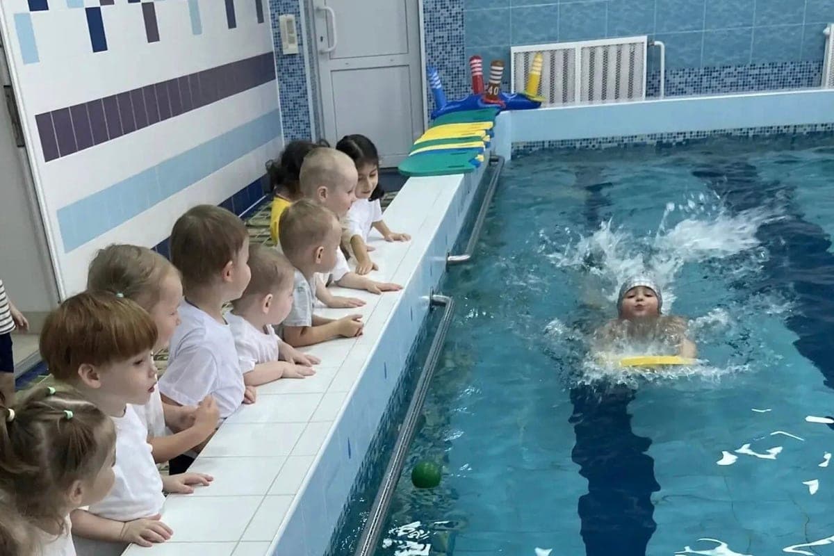 В четырех детсадах Архангельска открылся плавательный сезон