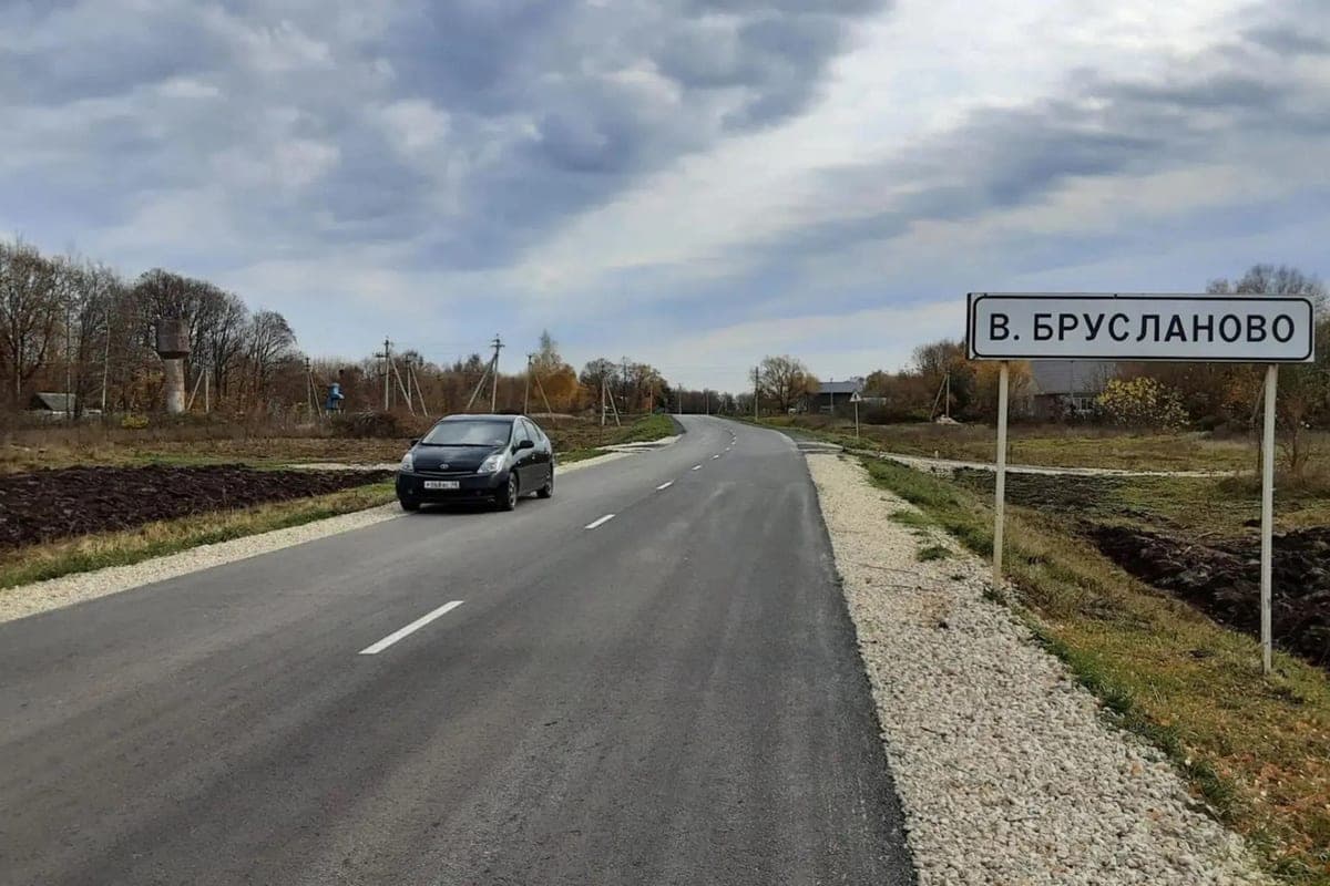 In the Krasninsky district put in order the road “Ischeino-Upper Bruslanovo”