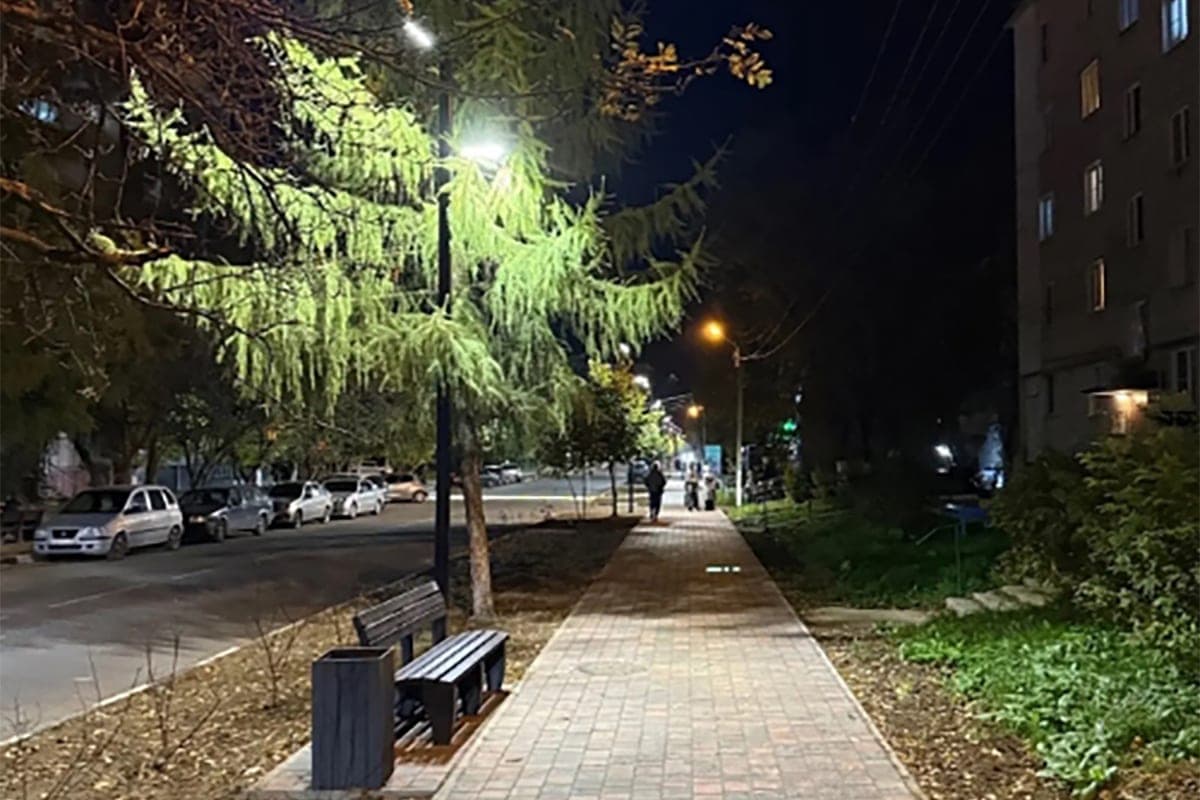 In Balabanov, the Lesnaya street has become prettier