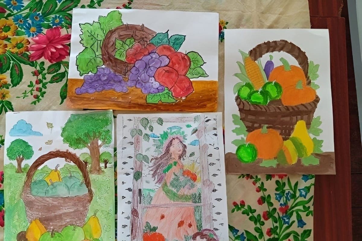 In Staropetrovka held a master class for children on the Day of agricultural worker