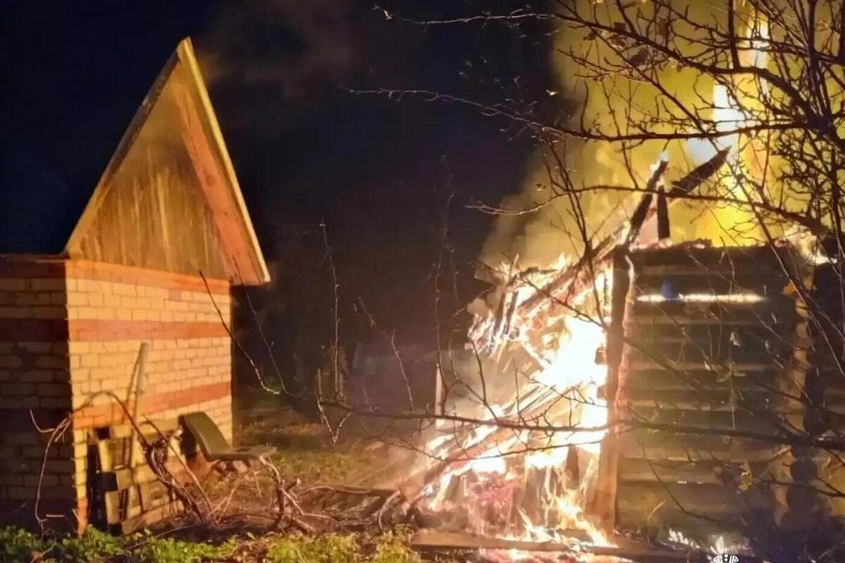 16 октября в Чувашии горели мопед, баня и сарай
