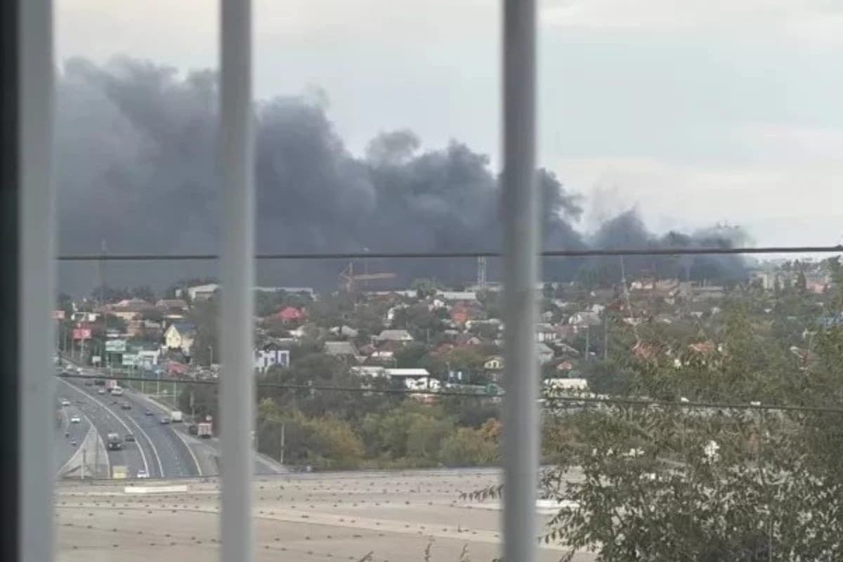 The place of a large-scale fire in Aksai was taken under protection by police