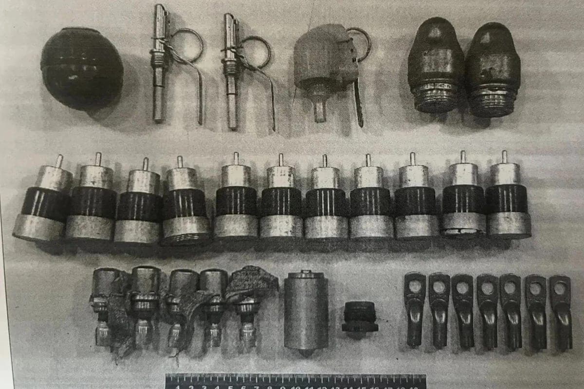 In Donetsk, a local resident seized an arsenal of explosive devices