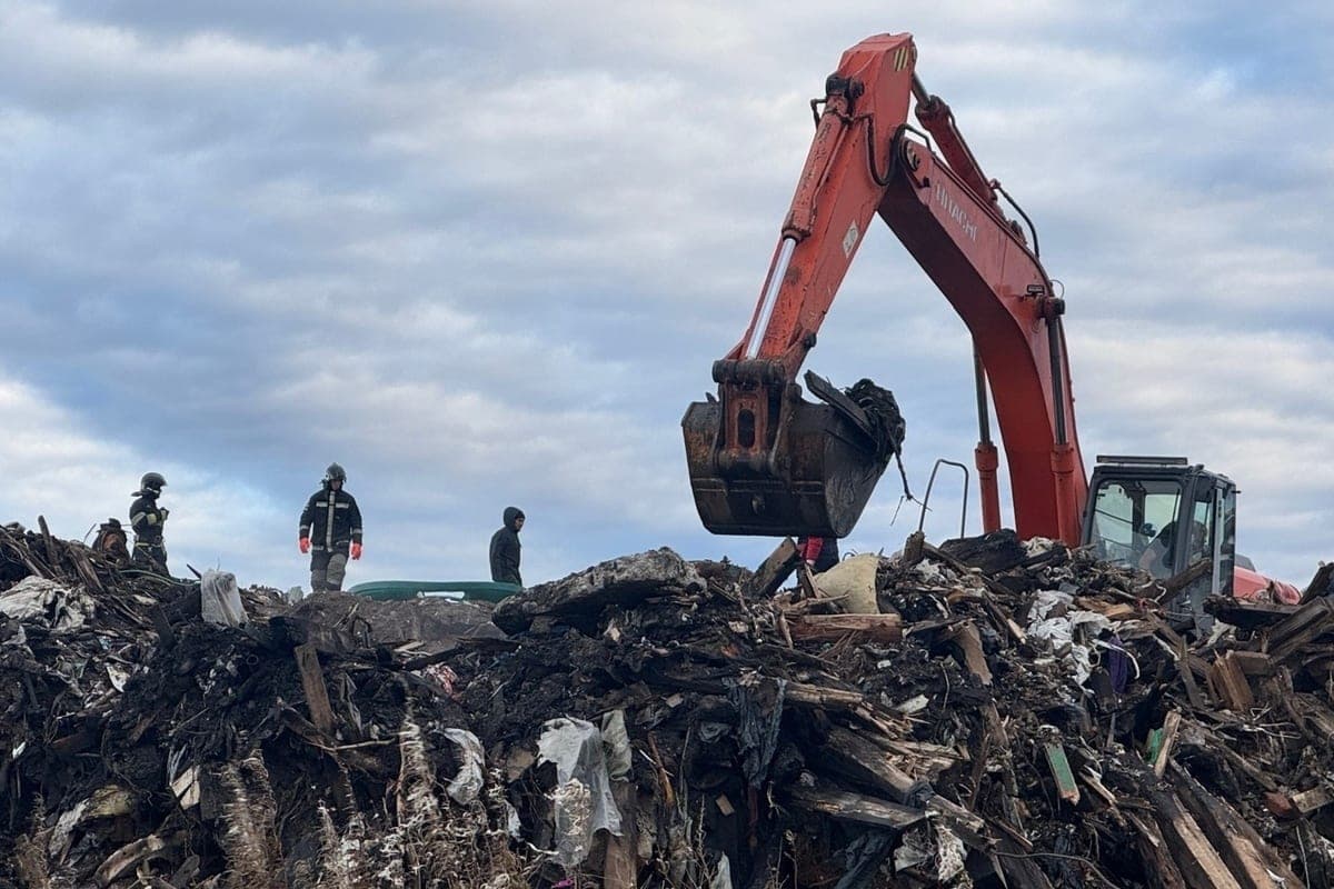 На полигоне ТБО в Нарьян-Маре открытых очагов возгорания не зафиксировано