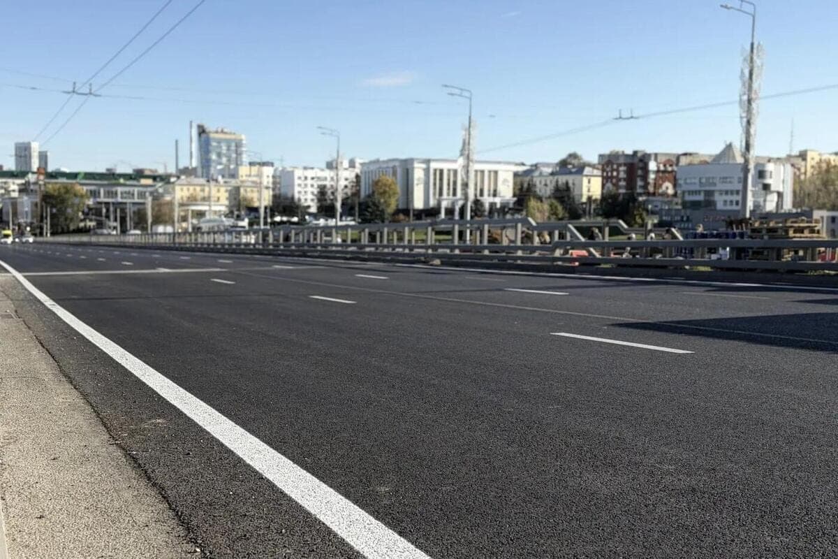 В Чебоксарах завершен ремонт первой половины Московского моста
