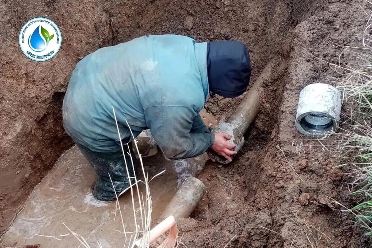 В селе Партизаны устранили порыв на водопроводе