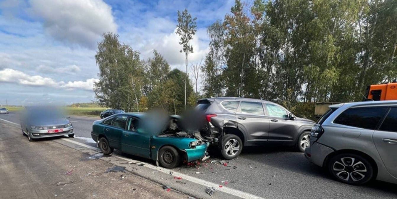 In Brest drunk driver made a mass accident of three cars