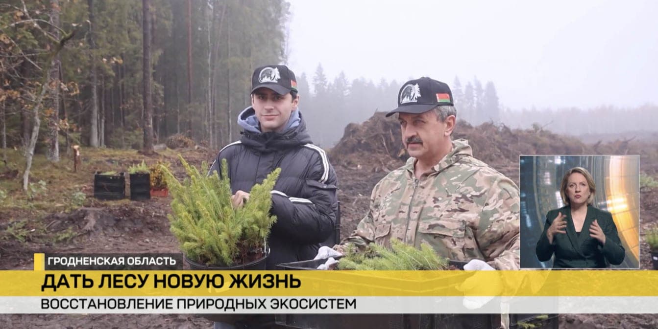 Trade unions of Belarus joined the action “Give the forest a new zhyzzo”