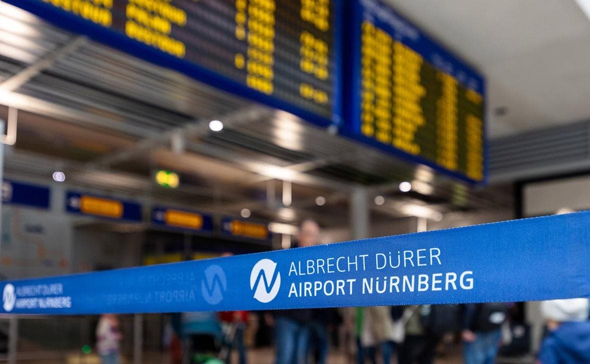 Nuremberg airport closed because of the liner in conjunction with fighters