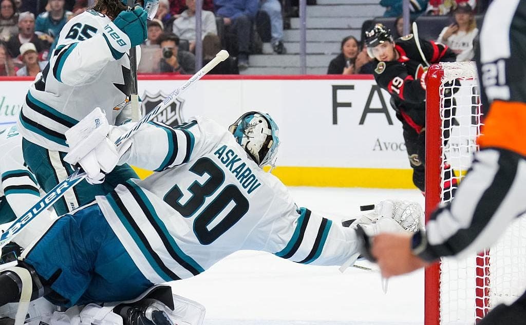 Russian goalkeeper made one of the best saves of the year in the NHL